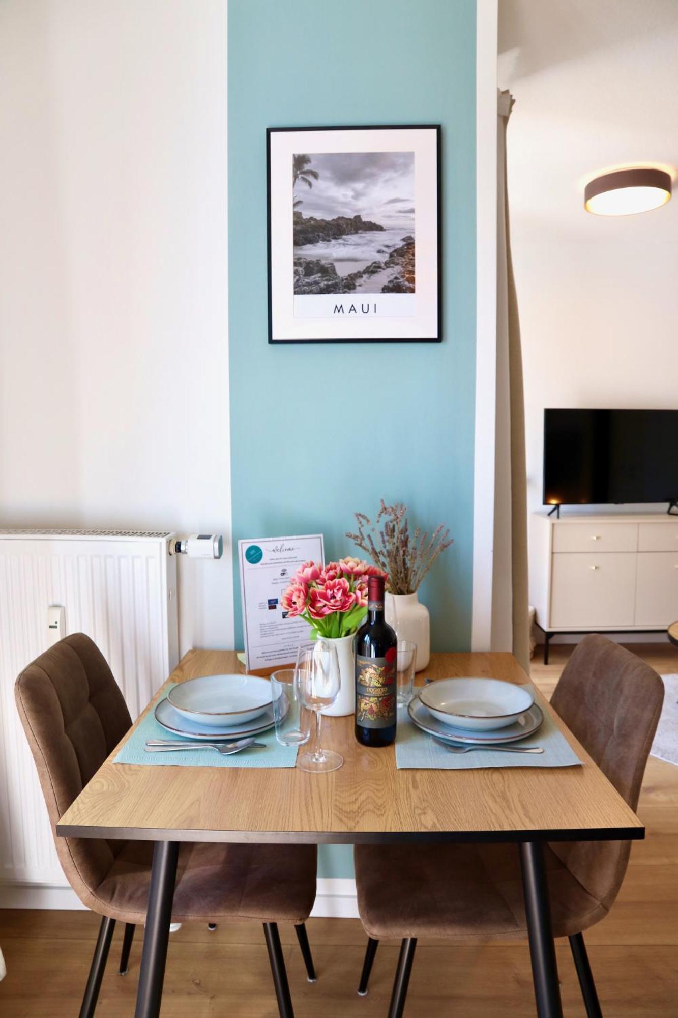 Gemuetliches 1R Apartment Mit Balkon, Parking, Tv Streaming Magdebourg Extérieur photo