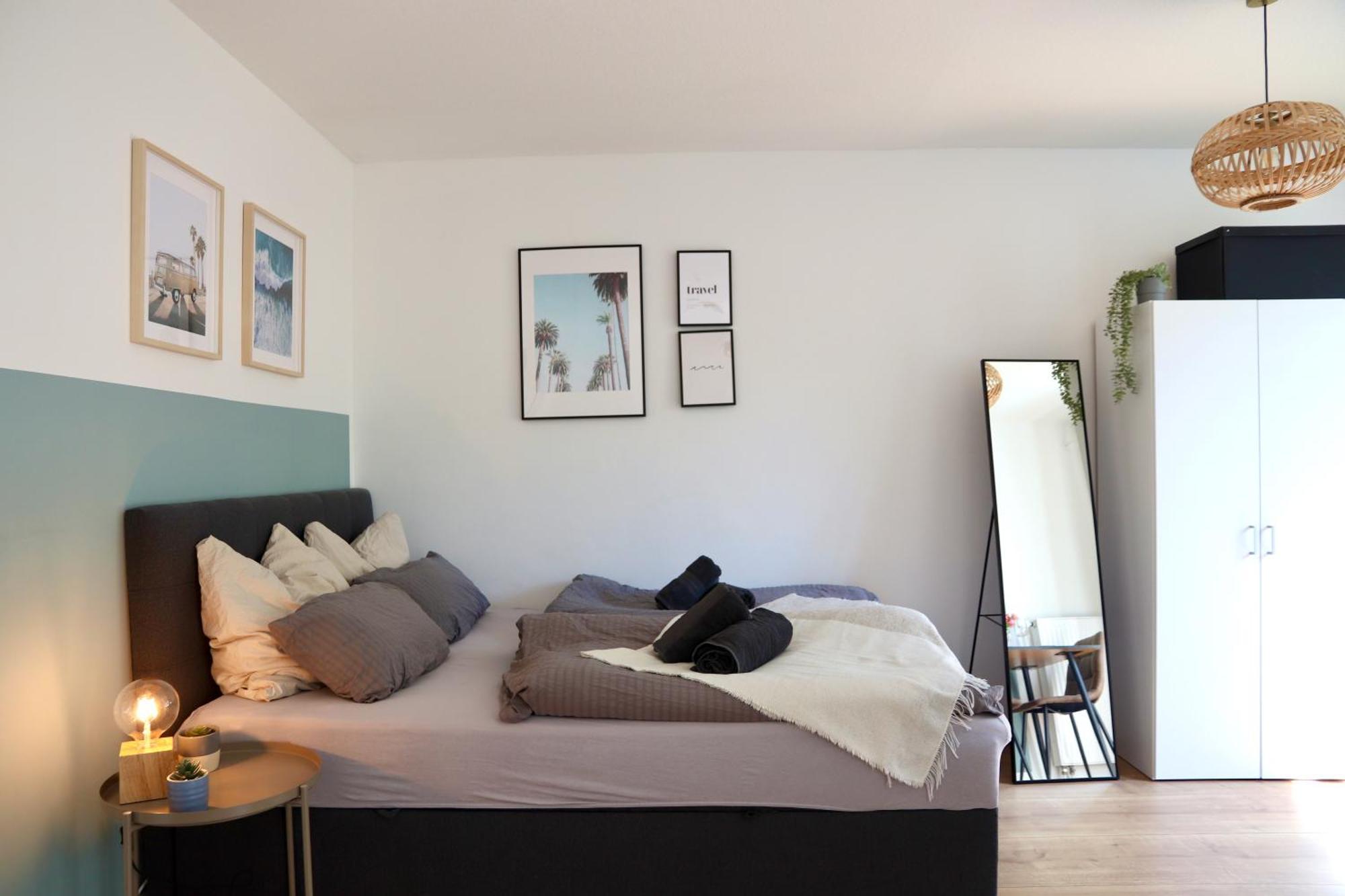 Gemuetliches 1R Apartment Mit Balkon, Parking, Tv Streaming Magdebourg Extérieur photo
